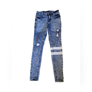 Men's Dark Blue Stonewash Collection Blue Jeans
